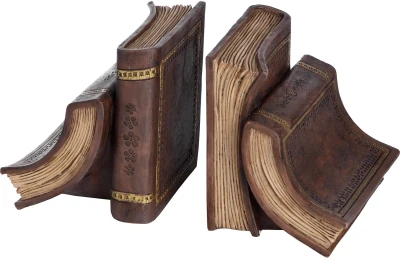Pair Of Old Books Bookends