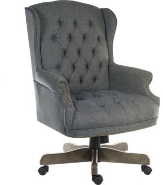 Teknik Large Bonded Leather Executive Chair - Grey