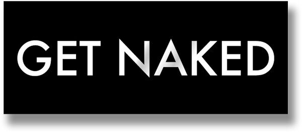 Get Naked Metalic Detail Plaque