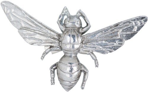 Antique Silver Bumble Bee Decorative Clip