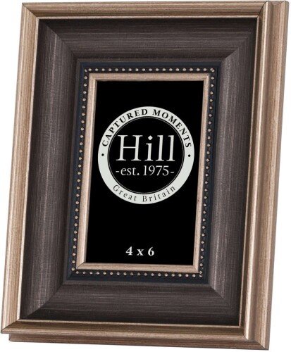 Antique Gold With Black Detail Photo Frame 4x6