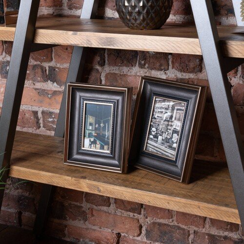 Antique Gold With Black Detail Photo Frame 5x7