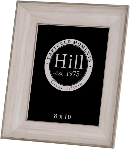 White Washed Wood Photo Frame 8x10