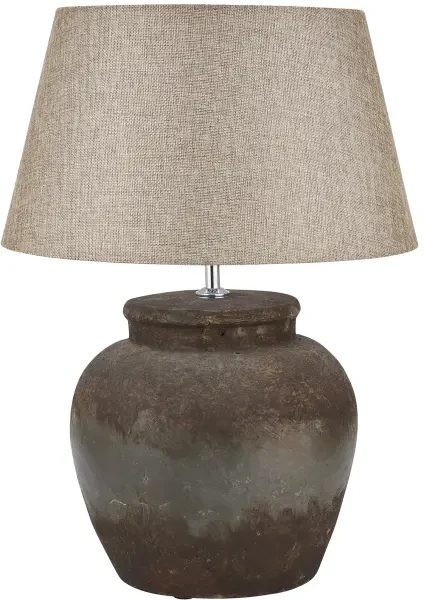 Castello Aged Stone Ceramic Table Lamp