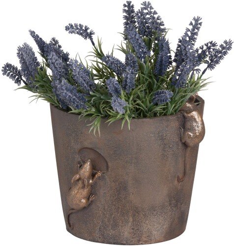 Flower Pot With Mice Detail
