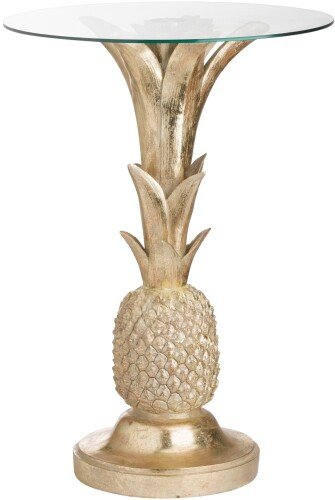 Ashby Gold Pineapple Side Table