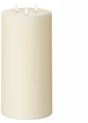 Luxe Collection Natural Glow 6 x 12 Led Ivory Candle