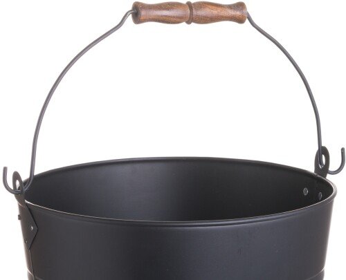 Black Kindling Bucket