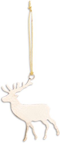 Brass Hanging Stag Decoration