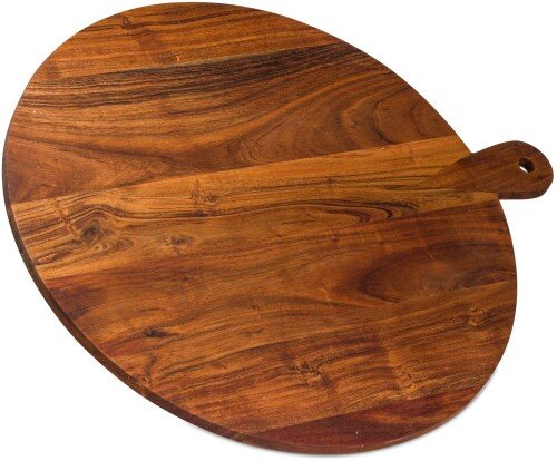 Large Round Hardwood Chopping Board