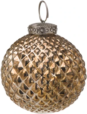 The Noel Collection Burnished Christmas Bauble