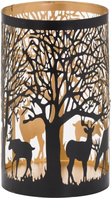 Large Glowray Stag In Forest Lantern