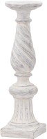 Antique White Large Twisted Candle Column