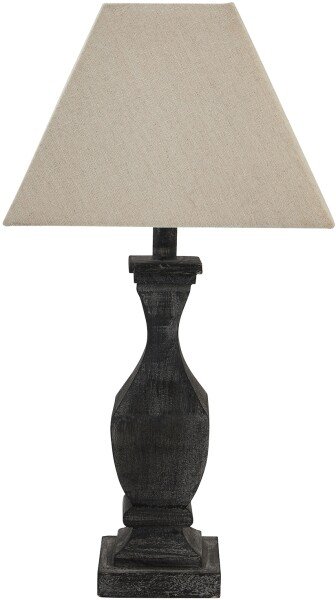 Incia Fluted Wooden Table Lamp