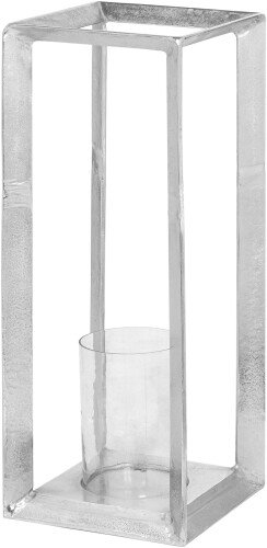 Farrah Collection Large Silver Candle Stand