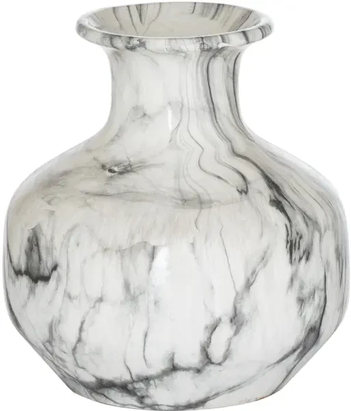 Marble Squat Vase