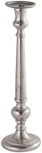 Farrah Collection Silver Dinner Candle Holder