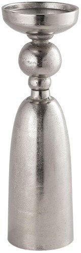 Farrah Collection Silver Extra Large Pillar Candle Holder