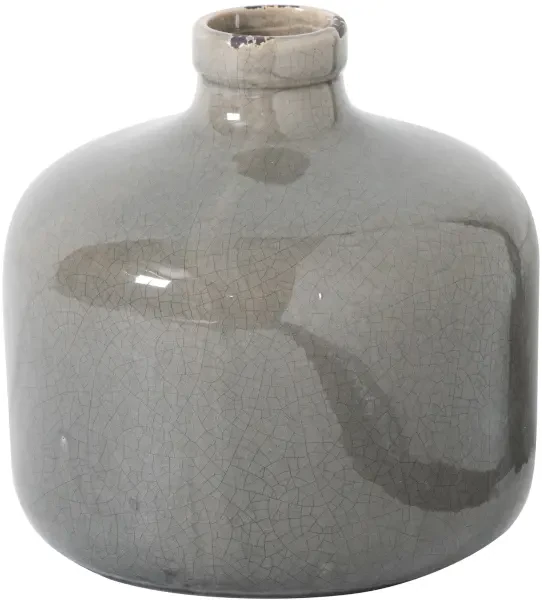Garda Grey Glazed Eve Vase