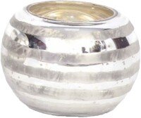 Ribbed Lustre Small Candle Holder
