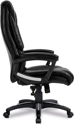 Nautilus Titan Oversized High Back Leather Effect Executive Chair with Integral Headrest