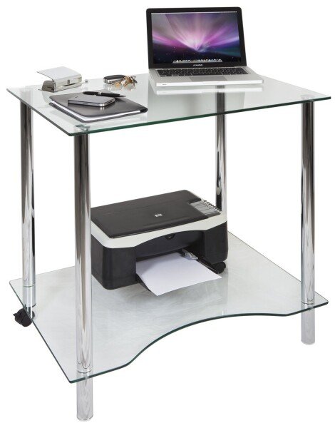 Teknik Crystal Home Desk - 760 x 540mm