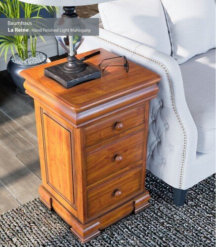 La Reine Bedside Cabinet with Four Drawers