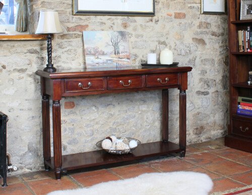La Roque Console/Hall Table with Drawers