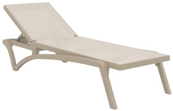 Zap Pacific Sun Lounger - Taupe / Taupe