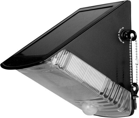 Luxform Lighting Natal Solar Led Wall Light With Pir And Day / Night Sensor