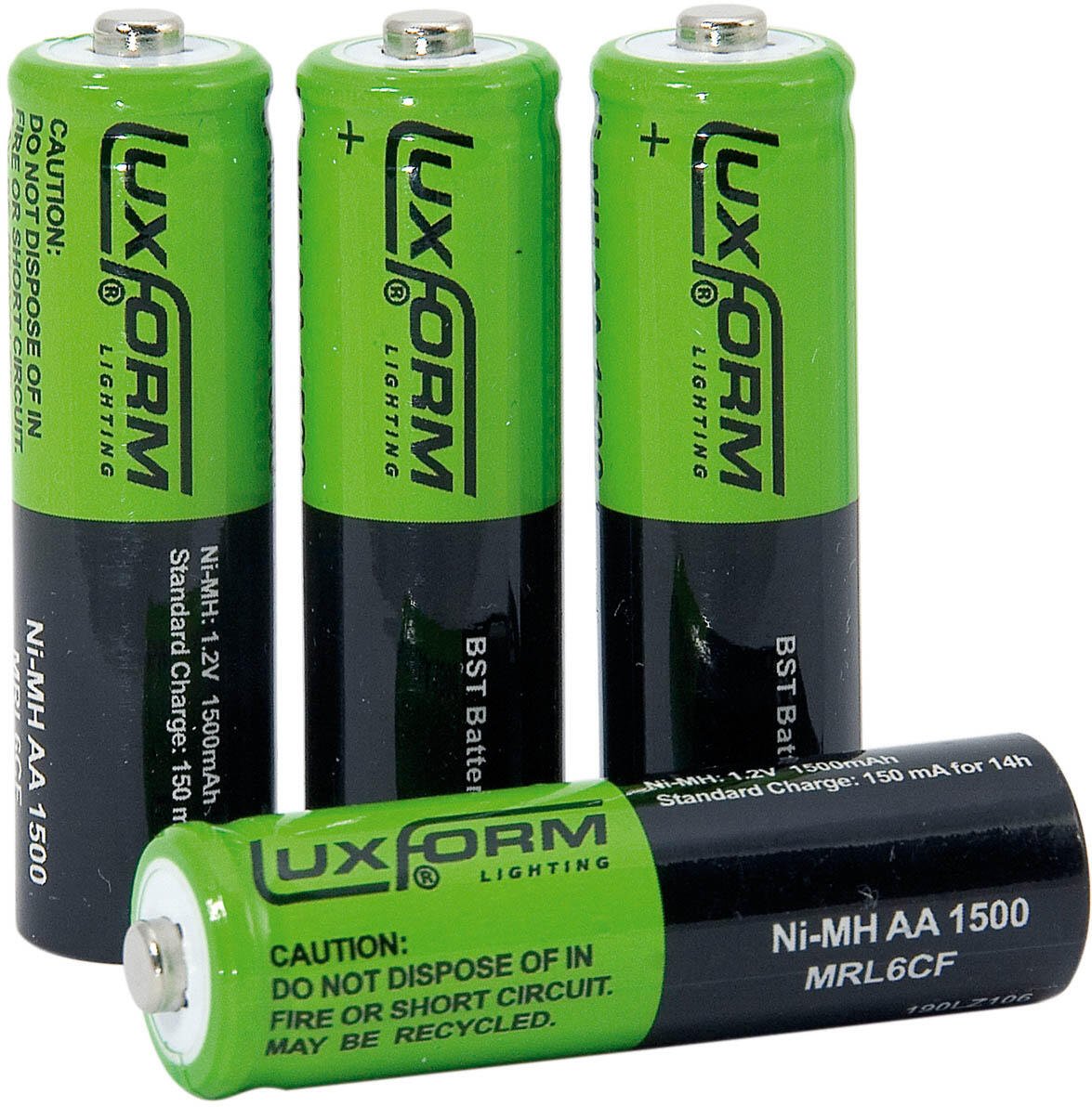 Luxform Lighting Aa Rechargeable Battery 800 Mah Nimh 1.2v Pack Of