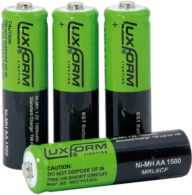 Luxform Lighting Aa Rechargeable Battery - 800 Mah Nimh 1.2v - Pack Of 4