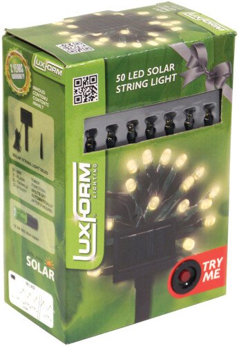 Luxform Lighting Solar String Lights - 50 Led S