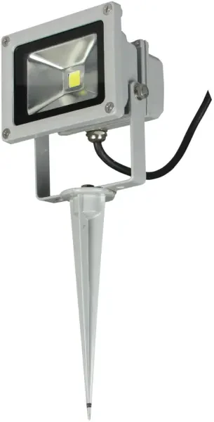 Luxform Lighting Tauri Water Resistant 230v 10w Cob Led Outdoor Floodlight With 3m Mains Cable