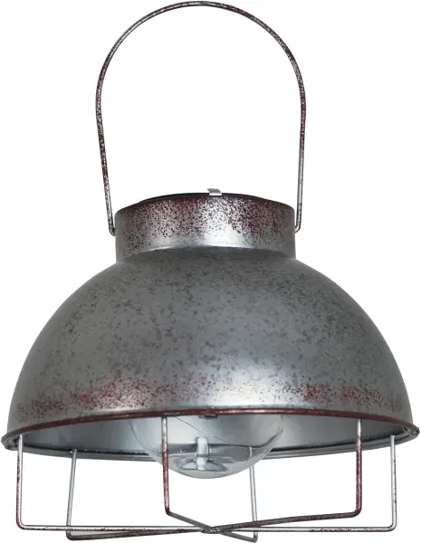 Luxform Lighting Pittsburg Solar Steel Wire Hanging Lantern With On/off Switch