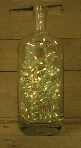 Luxform Solar 50 Led Microlight String Light With Pear Effect Lights choice Of 3 Colours