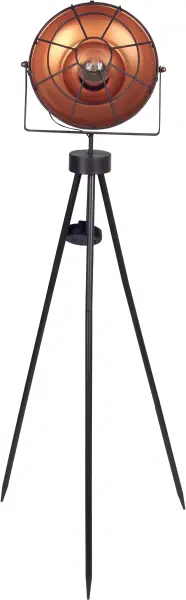 Luxform Lighting Solar Industrial Led Garden Studio Tripod Light Dresden
