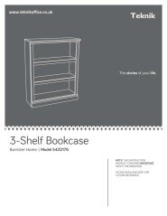 5420176 Barrister Home 3 Shelf Bookcase