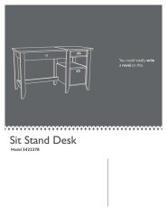 5422378 Sit Stand Desk Jamocha Wood