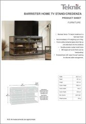 Barrister Home TV Stand Credenza