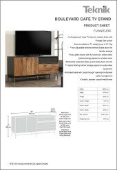 Boulevard Cafe TV Stand