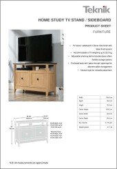 Home Study TV Stand Sideboard