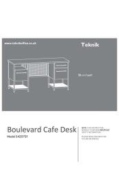 Boulevard Cafe Desk Instructions