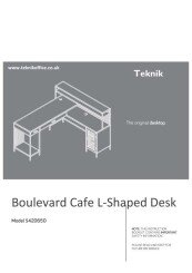 Boulevard Cafe L Shaped Desk Instructions