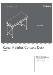 Console desk assembly instructions