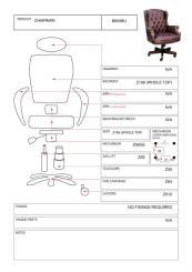 Chairman Noir Product Parts