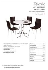 Teknik Loft Bistro Product Sheet