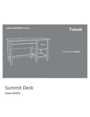 Summit Desk Instructions