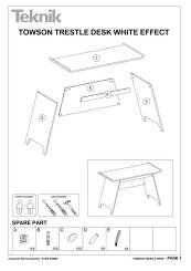 Towson Trestle Desk Instructions