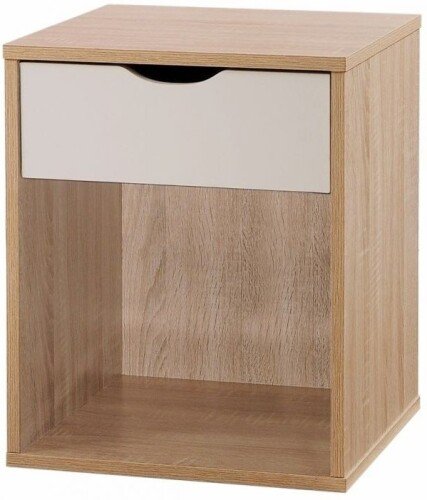 Alton Nightstand With 1 Drawer - White